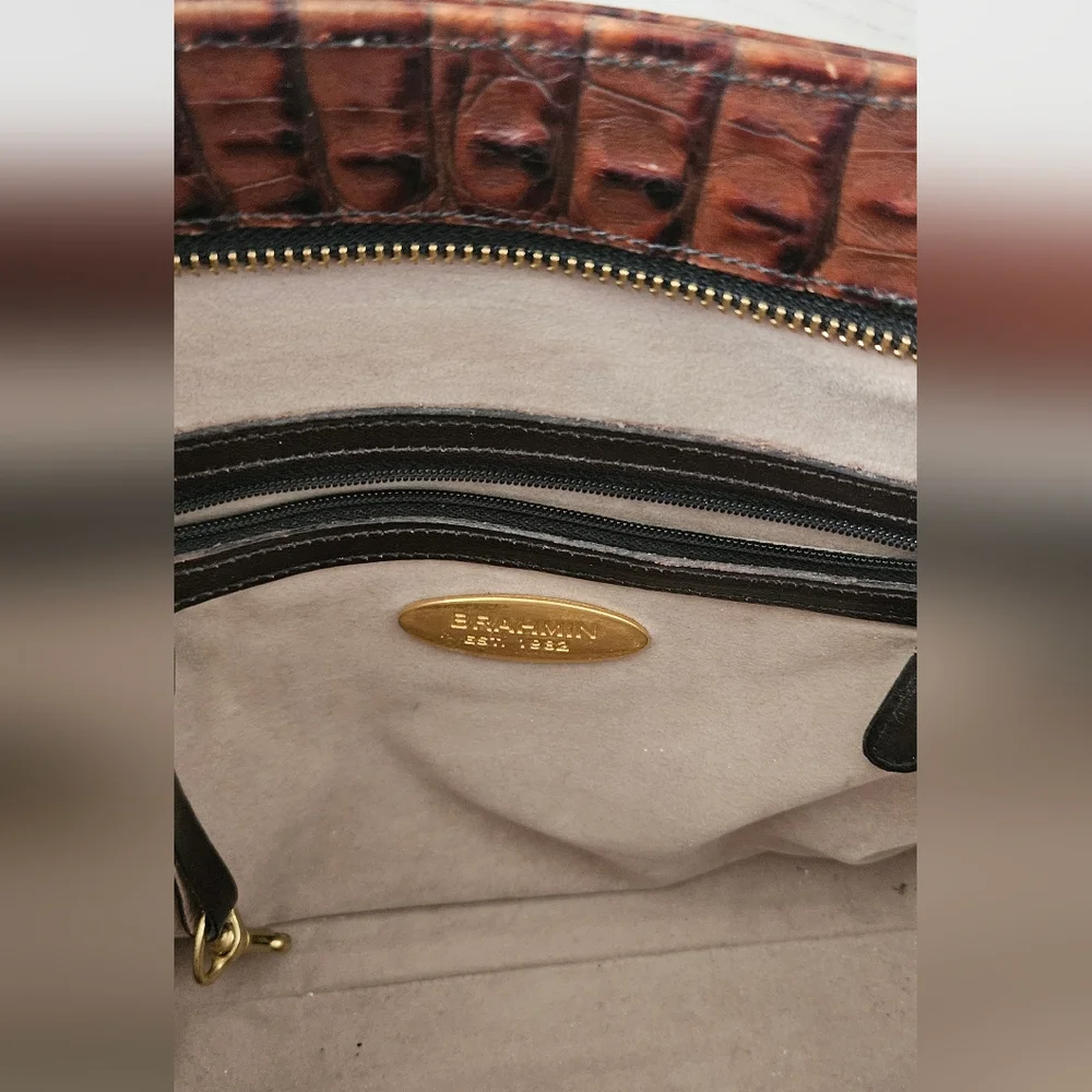 Brahmin Medium‎ Asher Leather Tote With Dustbag